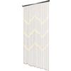 WAPHOERTE Tenda in legno retrò con perle di legno 27 linee | Tenda con perline in legno per porta, per balcone, camera da letto, tenda a fili da appendere 175 x 90 cm