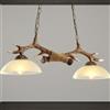 Generic Lampadario moderno a forma di corna di cervo, LED, creativo, retrò, in resina, per la casa, soggiorno, sala da pranzo, bar, decorazioni (style E)