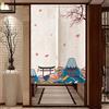 Odot Giapponese Noren Tenda per Porta in Lino, Stile Tradizione Divisorie Lunga Tappezzeria Giapponese della Porta Tenda per la Decorazione Porta Finestra Cucina (85x150cm,Cachi)