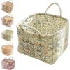 Caduola Cesto portaoggetti in tessuto bohémien, cesti per bucato floreali in stile bohémien, cesto portaoggetti in tessuto di grande capacità, cesti portaoggetti decorativi, borsa portaoggetti pieghevole
