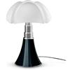 Martinelli Luce PIPISTRELLO-- Lampada a LED con base telescopica, altezza 66-86 cm, colore: Nero lucido Martinelli Luce - Design da Gae Aulenti