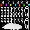 SLTAXAR 100 Ganci per Luci di Natale Esterno, Ganci per Grondaie per Appendere Ghirlande di Natale, Clip per Luci Natalizie, Mini Ganci per Grondaie in Plastica per Decorazioni Natalizie o Festive