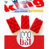 Evodreams 3 Spugne King Magic PRO Clean, per Uso Personale, Casa, Auto e Animali, Ultra Resistente e Non graffia, Anallergica e Antibatterica, Fatta in Italia (3)