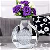 SHYFOY Vaso a Specchio con Diamanti Schiacciati Vaso Specchiato Rotondo da Fiori Decorativo in Stile Moderno Vasi Decorativo Fiori interno Vasos Fatto a Mano