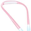 Gritin 2026 2a Gen Luce per Lettura Libri a Letto-LED Full Spectrum Occhi | 5 Colori & 5 Luminosità, Dimmerabile Continuo, Lunga Durata, Ricaricabile Luce Collo per Amanti Libri-Rosa Tenue