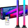 MIWATT 42CM RGB Light Bar, Music Sync RGB IC LED Luci Bar, Illuminazione ambientale alimentata USB, Telecomando Cambiamento di Colore Gaming TV Backlight, 8 modalità dinamiche per PC Room Monitor Desk