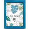 aFFa frames, Batino, Portafoto di legno, Luce, Rettangolo, Con vetro acrilico frontale, HDF Backing, Blu, 13x18 cm