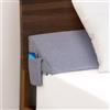 HNBCYRND Cuscino A Cuneo Per Letto Matrimoniale,Triangolare Cuscino Da Lettura,Riempimento Dello Spazio Per Il Cuscino Con Zeppa Con Tasca Laterale, Per Spazio Tra Materasso E Testiera(137 x 25 x 15 cm,3#)