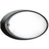 Lombardo PLAFONIERA DA PARETE O SU PALO AIRY OVALE 300, ATTACCO E27, COLORE DECORAZIONE NERO, LAMPADINA NON INCLUSA, LOM LB82122