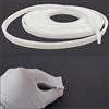 KSDLMPA Copertura LED in silicone da 5 m, diffusore in silicone con profilo in alluminio per strisce luminose, plafoniere, copertura sostituibile per armadio (16 mm)
