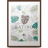 aFFa frames, Batino, Portafoto di legno, Luce, Rettangolo, Con vetro acrilico frontale, HDF Backing, Marrone, 50x70 cm