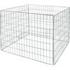 V2Aox Bidone per compost in metallo, 90 x 90 x 70 cm, verde, griglia da giardino, compost V2Aox
