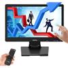 Eoulyee Monitor touch screen da 22 pollici, telecamera di sicurezza CCTV | Interfaccia multifunzione BNC, HDMI, AV, VGA, USB, ingresso PC, schermo CCTV, monitor LCD per computer, 1920 x 1080 Full HD