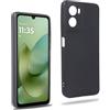 REY Cover in Gel TPU Nera per Motorola Moto G06 - G06 Power, Ultra Sottile 0,33 mm, Morbido Flessibile, Custodia Silicone