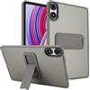 GIOPUEY per Xiaomi Poco Pad M1 12.1 Custodia, con Supporto, Cover Rigida in PC + Morbida in TPU, Case Custodia Opaco, Nessun Ingiellimento - Grey