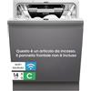 COMFEE' COMFEE Lavastoviglie da Incasso 60 cm 14 Coperti 8 Programmi WiFi Inox | 72℃Hygiene Wash, Cloud Wash, Mezzo Carico, Asciugatura Con Apertura Auto, Cestello Superiore Regolabile, Avvio Ritardato,47dB