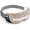 SereneLife Massaggiatore Occhi, Maschera Occhi Wireless con Calore, Raffreddamento, Vibrazione, Compressione e Musica per Relax e Sollievo Affaticamento