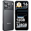 Blackview Android 16 Smartphone Offerta, 128GB/2TB, 4G Dual SIM | 5000mAh, Fotocamera 32MP AI, 6.56 HD+, Cellulare Economico con Cover, Face ID/IP54/3 Slot Per Carte/3 Anni Garanzia