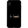 Casino Slot Machine Player Gambling Poke Custodia per iPhone XS Max Impulso di ECG del battito cardiaco della macchina della scanalatura del casinò del