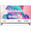 SHARP 43FD2E Smart TV Full HD (108 cm/43 , Roku TV disponibile solo in Germania, senza cornice, HDR10, Dolby Digital)