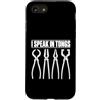 Forged Wit Blacksmith Custodia per iPhone SE (2020) / 7/8 Divertente gioco di parole per la lavorazione dei metalli I Speak in Tongs