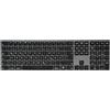 Perixx PERIBOARD-817 - Tastiera wireless multi-dispositivo, QWERTZ, alloggiamento in alluminio, tasti a forbice tipo X, compatibile con Windows, macOS, Linux