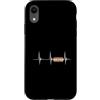 Casino Slot Machine Player Gambling Poke Custodia per iPhone XR Impulso di ECG del battito cardiaco della macchina della scanalatura del casinò del