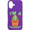Kawaii Side Custodia per iPhone 17 Cactivist - Simpatico cactus per amanti delle piante