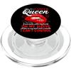Women Girls Ladies Cancer Zodiac Sign Ou Cancro segno zodiacale Cancro Regina giugno luglio compleanno labbra rosse PopSockets PopGrip per MagSafe