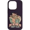Thrift Store Findin Custodia per iPhone 14 Pro Funny Raccoon Negozio dell'usato Caccia al tesoro della parsimonia