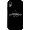 AMERICAN FREEDOM PATRIOT TEES Custodia per iPhone XR MAI SURRENDER ANELLO DI STELLE