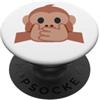 All Kinds Of Faces Scimmia senza parla PopSockets PopGrip Adesivo