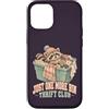 Thrift Store Findin Custodia per iPhone 12/12 Pro Funny Raccoon Negozio dell'usato Caccia al tesoro della parsimonia