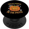 Coolest pumpkin in the patch Funny hallo La zucca più cool nella patch Occhiali da sole zucca di Halloween PopSockets PopGrip Adesivo