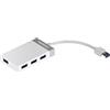 TRENDnet, TU3-H4E, Mini hub USB 3.0 a 4 porte, Plug & Play, Hub USB 3.0 compatto compatibile con Linux, Windows, Mac, Nintendo Switch