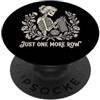Knitting Is Good Just One More Row Skeleton Knitting Funny Yarn Lover PopSockets PopGrip Adesivo
