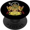 Egypt Pharaoh Spirit Clothing Dio Egizio Horus Piramidi Egizie Ankh Geroglifici Mitologia PopSockets PopGrip Adesivo
