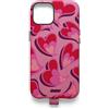 UNTAGS - Cover iPhone 13 Pro Max Back to the '70s - Materiale Effetto Pelle - Morbida Microfibra Interna Antigraffio - Rosa
