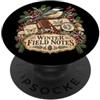 Berry Nature Illustrations Inverno Campo Note Bosco Uccello Botanico Natura Arte PopSockets PopGrip Adesivo