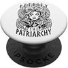 Grandio Design Feminism & Feminist Gifts Petrify Il Patriarcato Femminista Halloween Goth Medusa Witch PopSockets PopGrip Adesivo