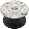 Cottagecore Farm Studio Grafica con pulcino guscio d'uovo animali da fattoria Cottagecore Campagna PopSockets PopGrip Adesivo