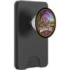 Mexico City Floral Travel Art Città del Messico Fiori lilla Urban Nature Design PopSockets PopWallet per MagSafe
