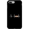 Casino Slot Machine Player Gambling Poke Custodia per iPhone 7 Plus/8 Plus Impulso di ECG del battito cardiaco della macchina della scanalatura del casinò del