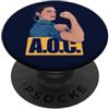 Political Snugg A.O.C. Alessandria Ocasio-Cortez PopSockets PopGrip Adesivo