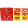 Lavazza, 100 Capsule Compatibili Nespresso Gusti Assortiti | Capsule Caffè in Alluminio, Qualità Rossa x 80, Coffee& Vitamin B6 x 10 e Coffee& Collagen x 10