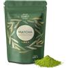ECO WASSY Tè Matcha BIO Grado CERIMONIALE. 100% Naturale. 100g di Tè Verde Matcha Dimagrante, Potente Detox e Antiossidante. Puro Matcha Biologico Coltivato. (100g, Cerimoniale, Borsa)