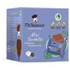 Mr. Sciocco Mini Tavolette ALTERNATIVA 100% VEGETALE al Cioccolato al latte, cubo x 12 pz, Senza Glutine, Senza Latte, Senza Lattosio, Senza Soia, Vegan