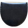 Lorenz Uomo Pelle Cavallo Scarpe Forma Vassoio Portamonete - Nero, Medium
