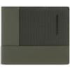 PIQUADRO - Portafogli con Porta Documenti Rimovibile - Uomo - Verde | Pelle e tessuto, Protezione antifrode RFID, Alloggio carte, Uso quotidiano, Design elegante, Organizzazione completa