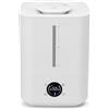 SanBouSi Umidificatore 6L caldo freddo ultrasuoni Cool Mist 280 ml/h silenzioso | Igrostato 45-90%, doppio ugello a 360°, timer, modalità sonno, filtro e arresto automatico, per camera da letto, ufficio